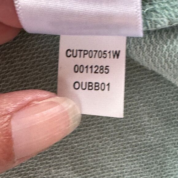Cupio Long Sleeve Asymmetrical Hem 1X Mint Green NWT - Picture 12 of 13